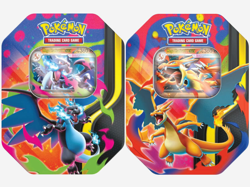 Mega Charizard X & Y Tins