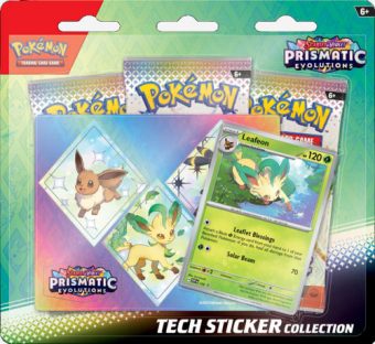 Prismatic Evolutions Tech Sticker Leafeon