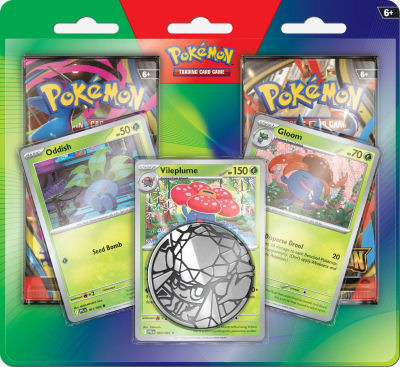 2 Pack Blister ft Vileplume evolution