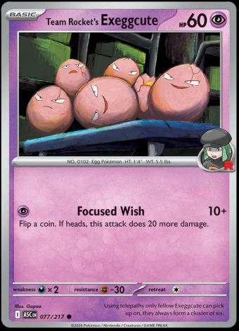 077/217 Team Rocket's Exeggcute