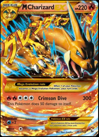 107/106 M Charizard EX