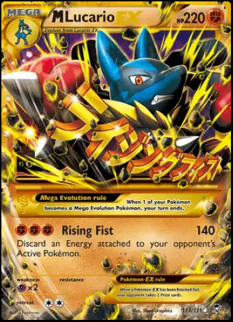 113/111 M Lucario EX