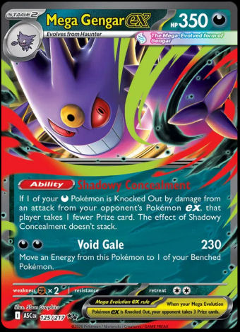 125/217 Mega Gengar ex