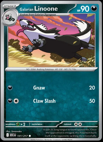 131/217 Galarian Linoone