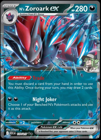137/217 N's Zoroark ex