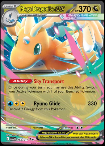 152/217 Mega Dragonite ex