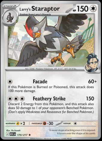 170/217 Larry's Staraptor