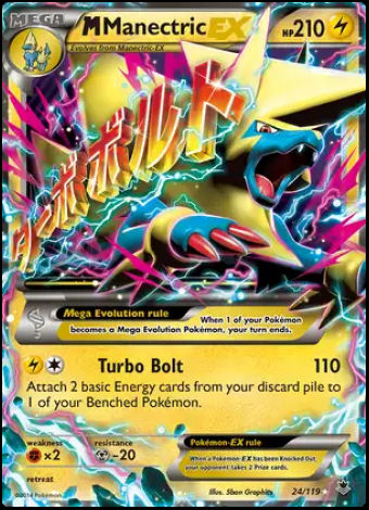 24/119 M Manectric EX