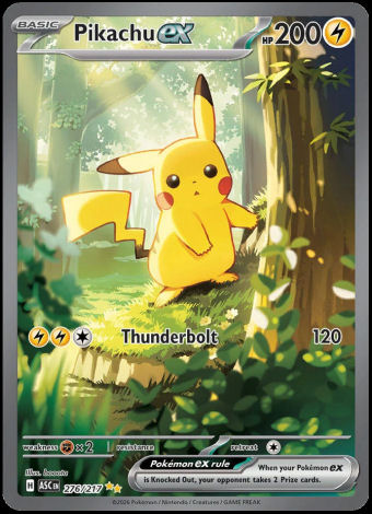 276/217 Pikachu ex