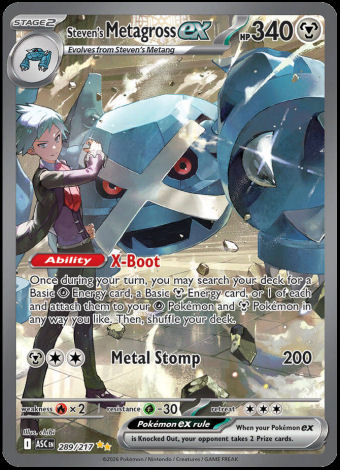 289/217 Steven's Metagross ex