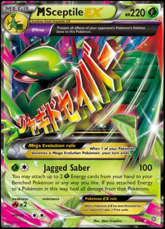 8/98 M Sceptile EX