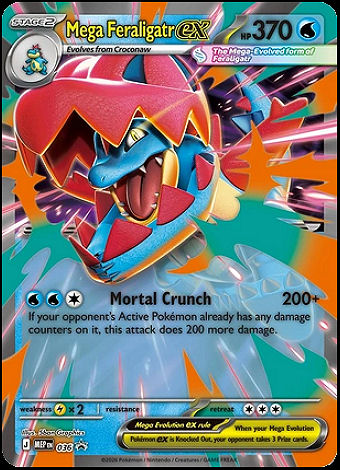 MRP036 Mega Feraligatr EX