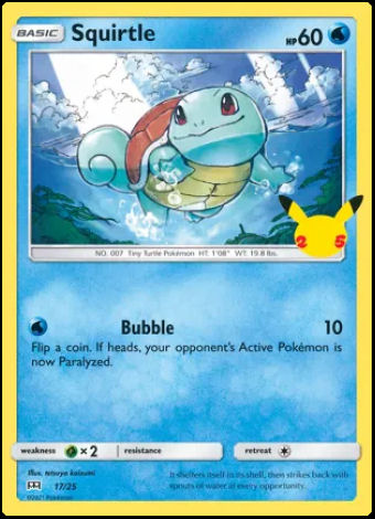 17/25 Squirtle