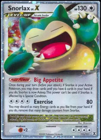 111/111 Snorlax LV.X
