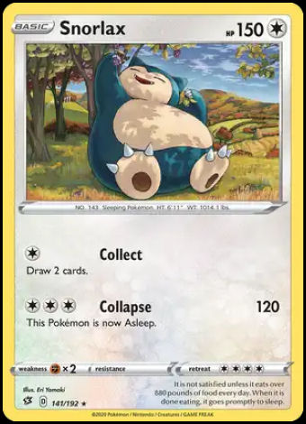 141/192 Snorlax