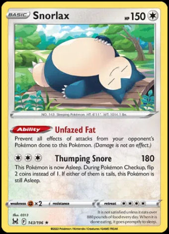 143/196 Snorlax