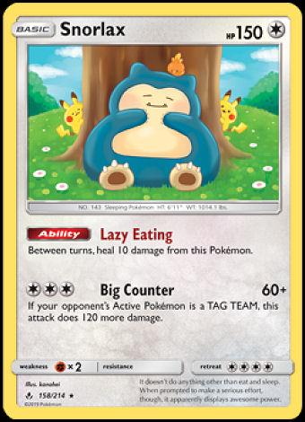 156/214 Snorlax