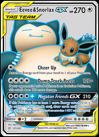 171/181 Eevee & Snorlax GX