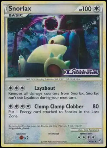 33/95 Snorlax (stamped)