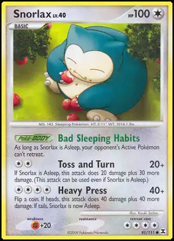 81/111 Snorlax