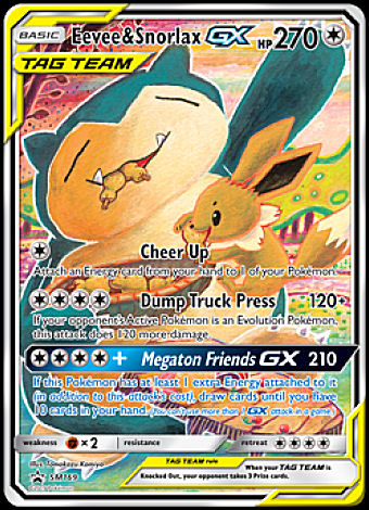 SM169 Eevee & Snorlax GX