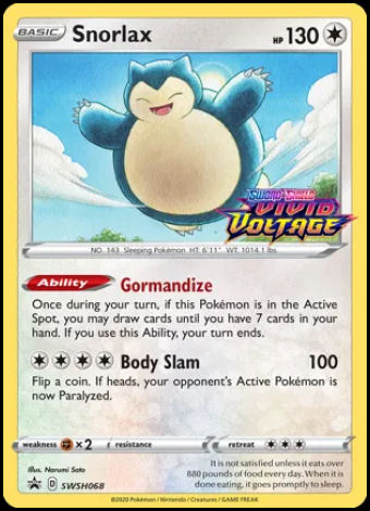 SWSH068 Snorlax