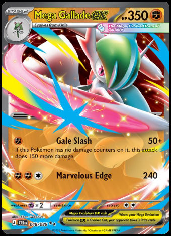 048/086 Mega Gallade ex