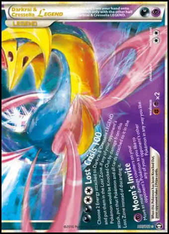 100/102 Darkrai & Cresselia Legend Bottom