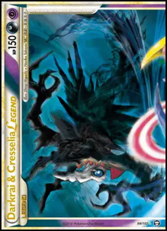 99/102 Darkrai & Cresselia Legend Top