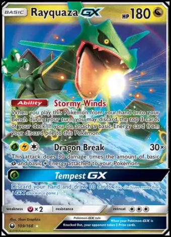 109/168 Rayquaza GX