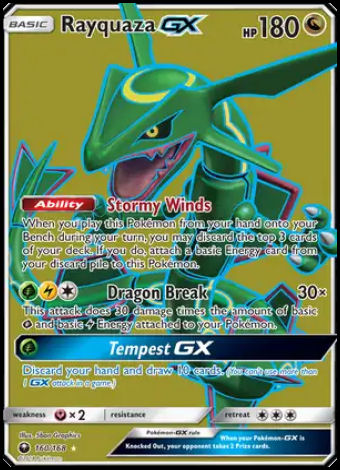 160/168 Rayquaza GX