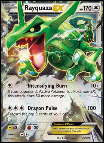 75/108 Rayquaza EX