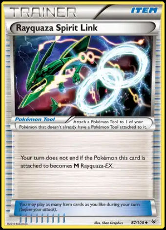 87/108 Rayquaza Spirit Link