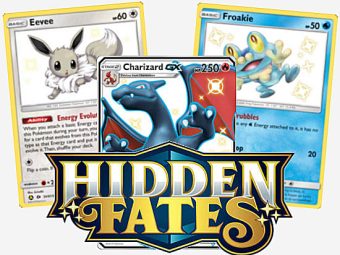 Hidden Fates Gallery of Shiny Vault cards