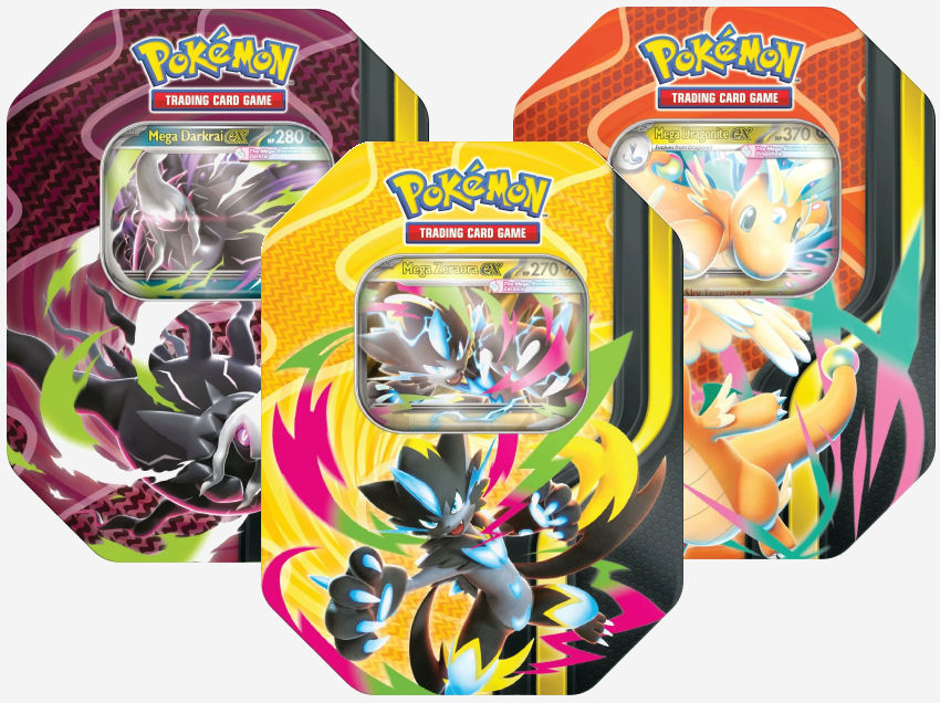 Pokémon Mega Forces Tins