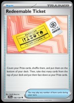 156/159 Redeemable Ticket
