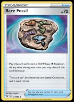 167/189 Rare Fossil