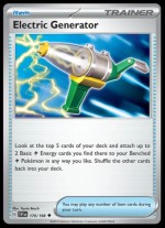 170/198 Electric Generator