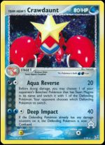 2/95 Team Aqua's Crawdaunt