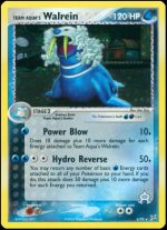 6/95Team Aqua's Walrein