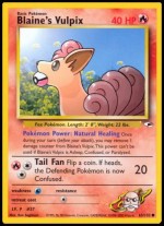 65/132 Blaine's Vulpix