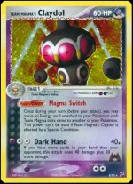8/95 Team Magma's Claydol
