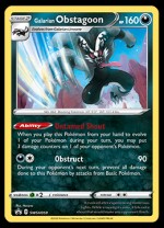 SWSH059 Galarian Obstagoon