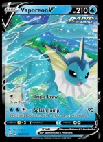 SWSH150 Vaporeon V